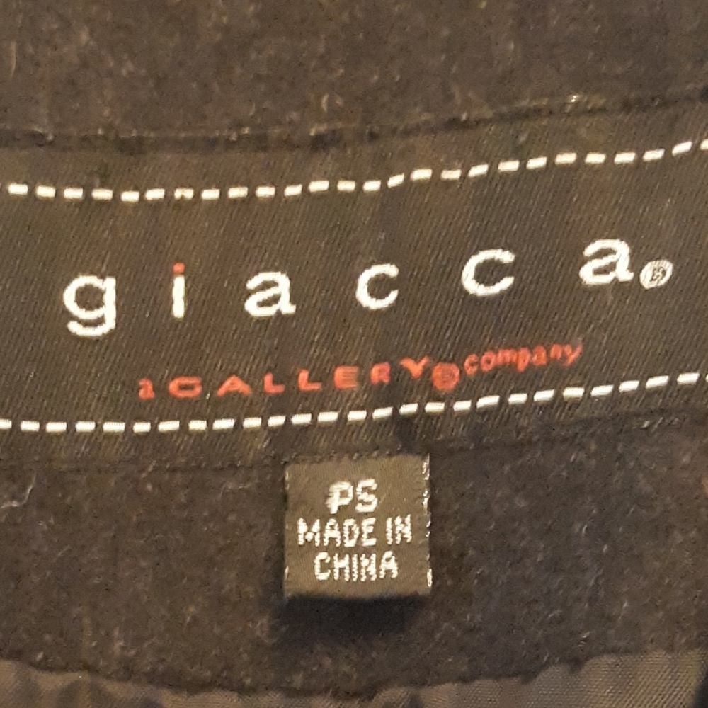 Giacca wool blend peacoat sz PS - Picture 3 of 6